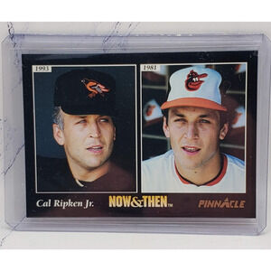 1993 Pinnacle Now & Then Baseball Cal Ripken Jr. Baltimore Orioles #471